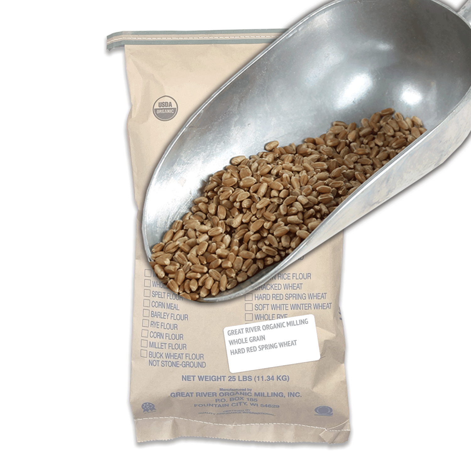 Organic Whole Grain Hard Red Spring Wheat