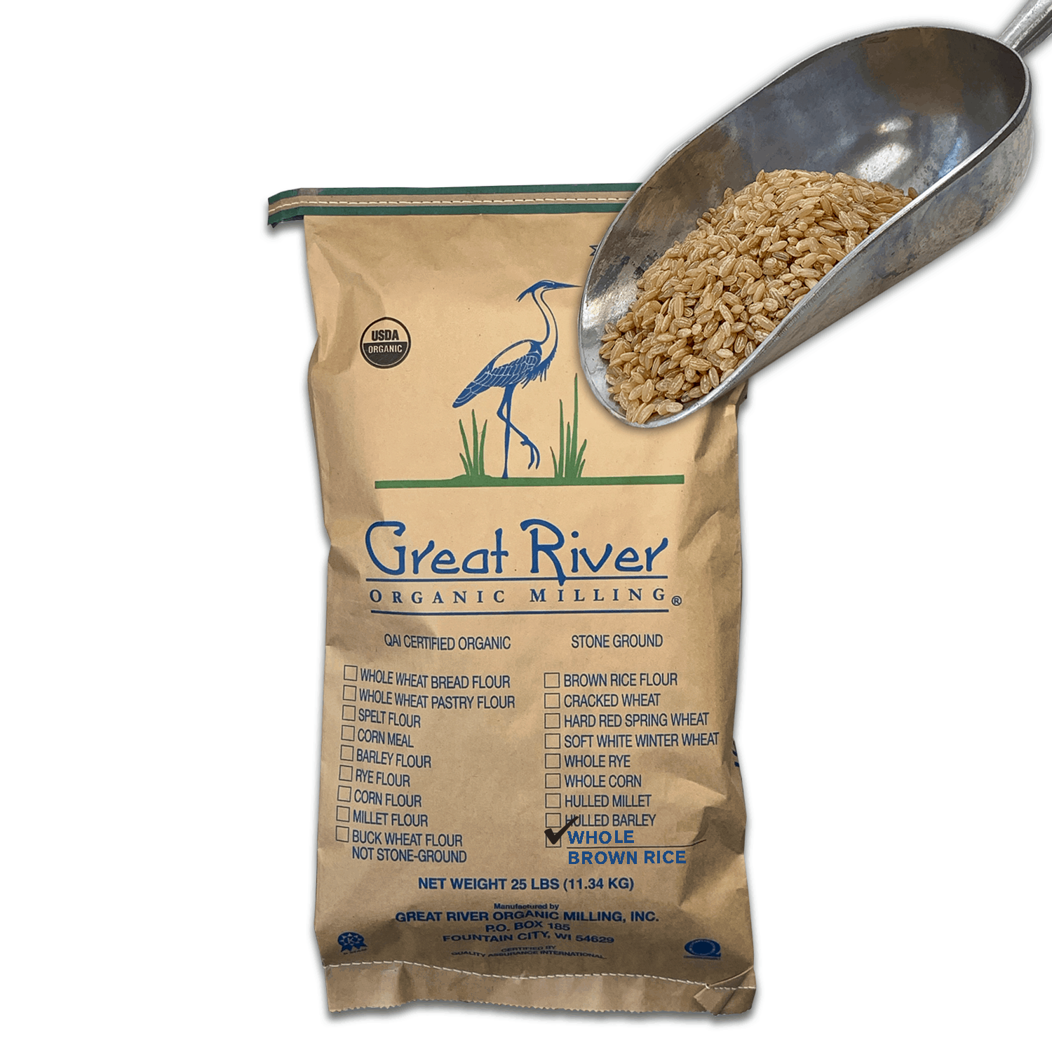 Organic Whole Grain Brown Rice