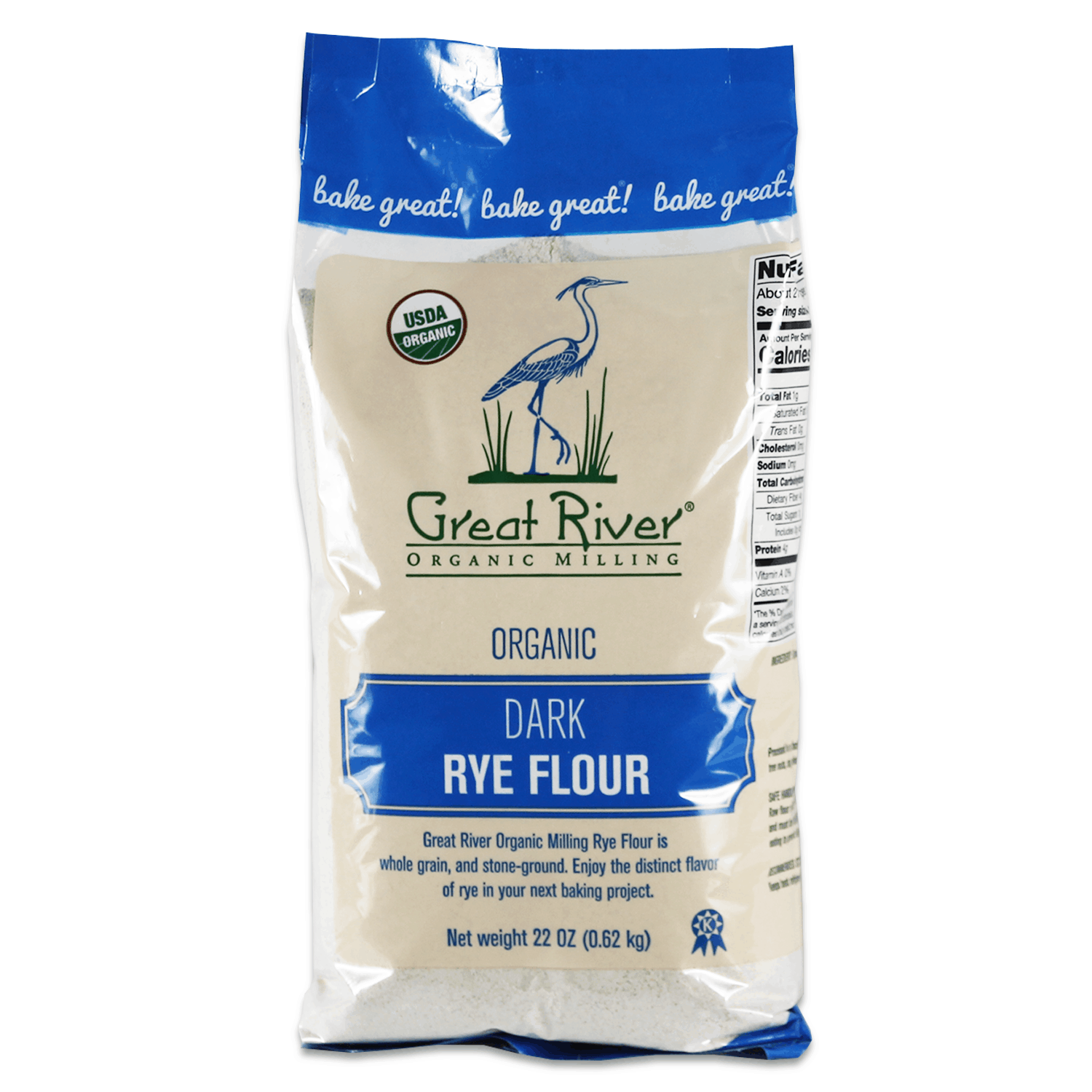 Organic Dark Rye Flour